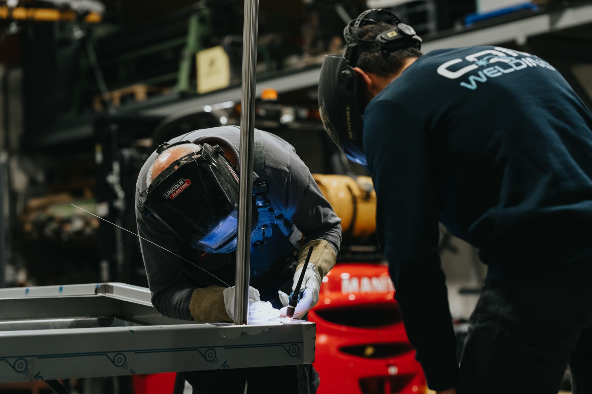 On-site weld coordination
